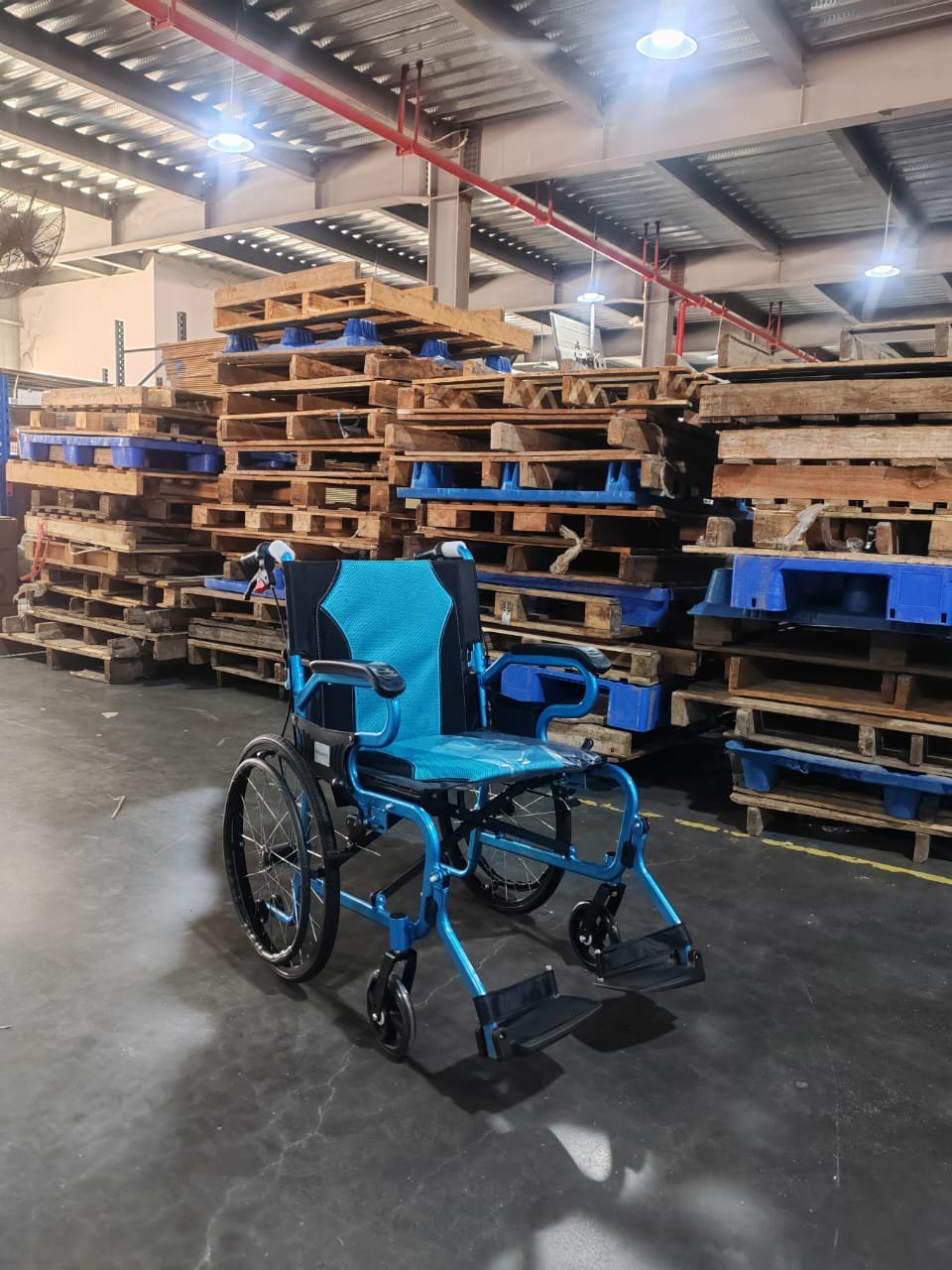 Self-propelled lightweight travel wheelchair - Zain Surgicals