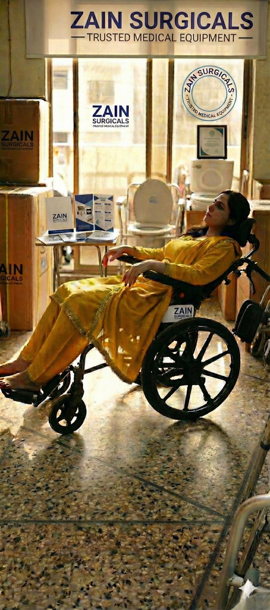 Ultra Light Elegant Wheelchair
