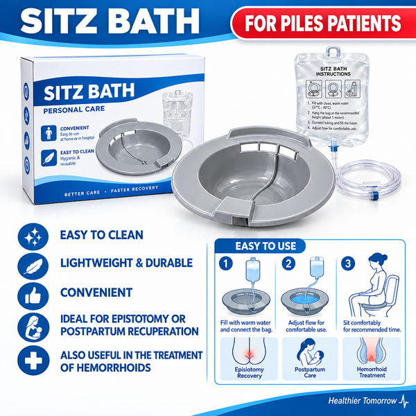 Sitz Bath Tub for Post-Surgery & Piles Recovery