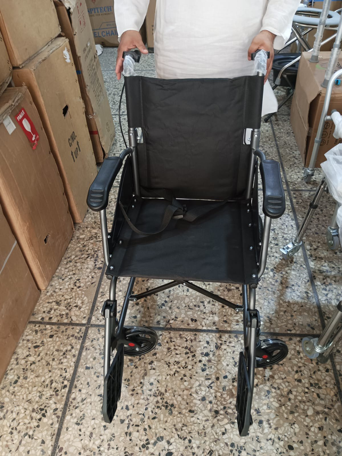 Smart lightweight travel wheelchair - Zain Surgicals