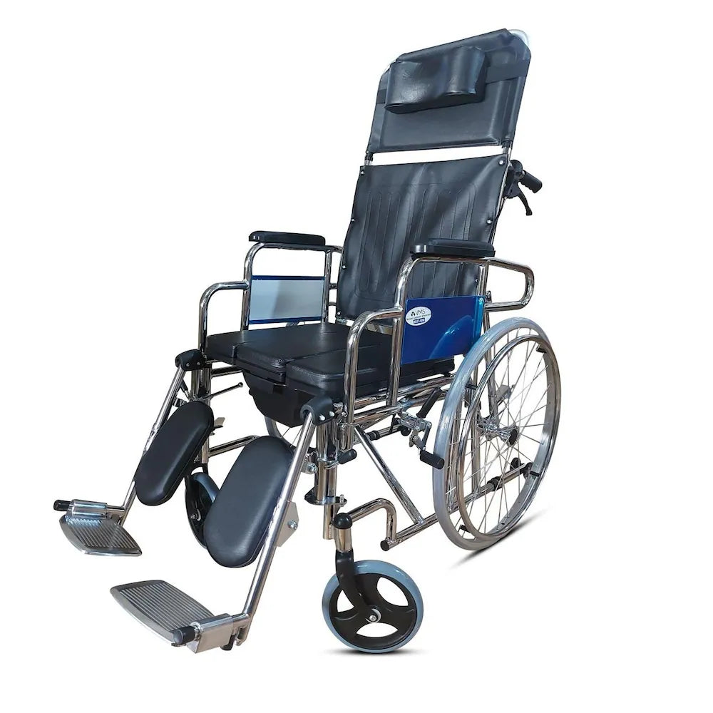 Reclining Commode Wheelchair 608gc