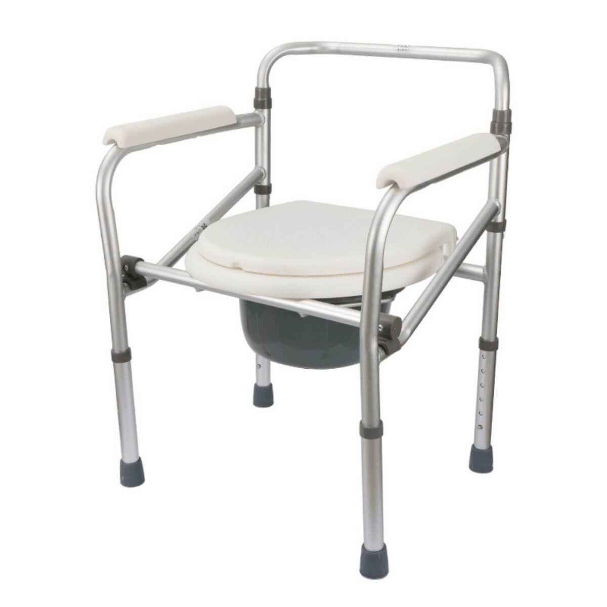 Order folding almunium commode chair
