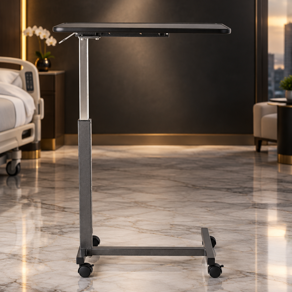 Imported  Hydraulic Over Bed Table