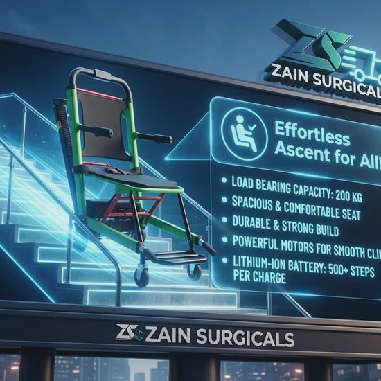 Foldable stair climbing wheelchair demo - video