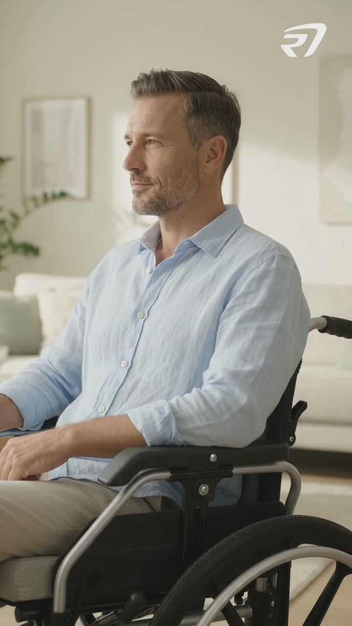 Comfy Plus spacious wheelchair - Zain Surgicals
