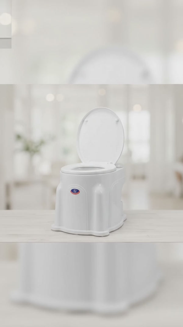 Portable 2-in-1 Maternity Commode Stool