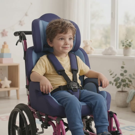 Cerebral palsy child wheelchair, model KY958LC-C - Zain Surgicals