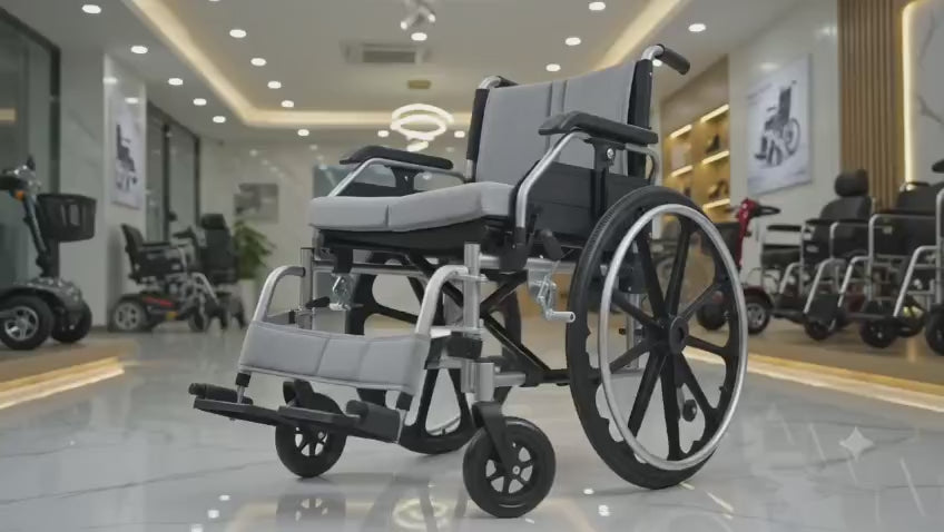 Comfy Plus spacious wheelchair - Zain Surgicals
