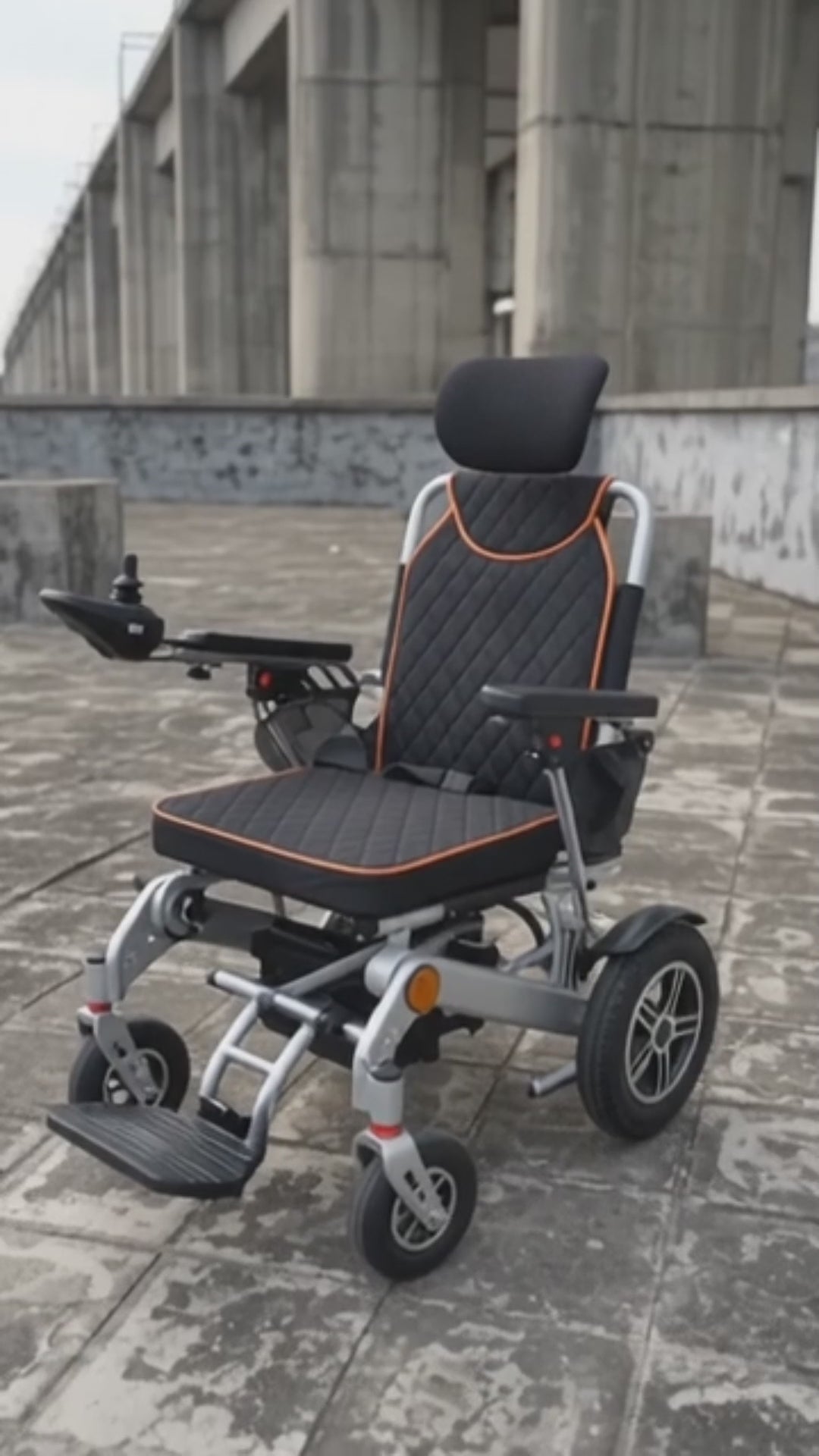 Premium Auto Reclining Electric Wheelchair product video